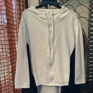 High low lightweight jacket